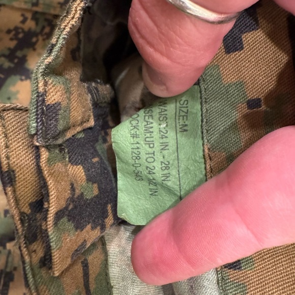 Rothco Kids Camo Cargo Pants - Green and Brown - Picture 2 of 4